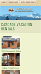 Mobile Screenshot of cascadevacationrentals.net