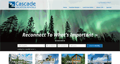Desktop Screenshot of cascadevacationrentals.com
